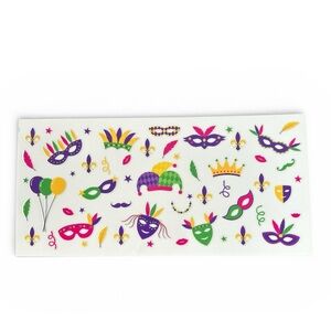 Mardi Gras Cup Decal Wrap 483